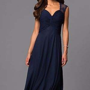 NWT Navy Floor Length Formal Gown XL